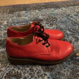 Dr. Marten style flats